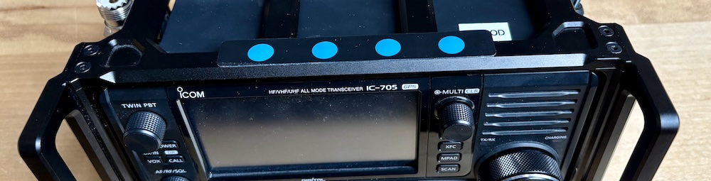 External memory keypad build for ICOM  IC-705 and ARK-705